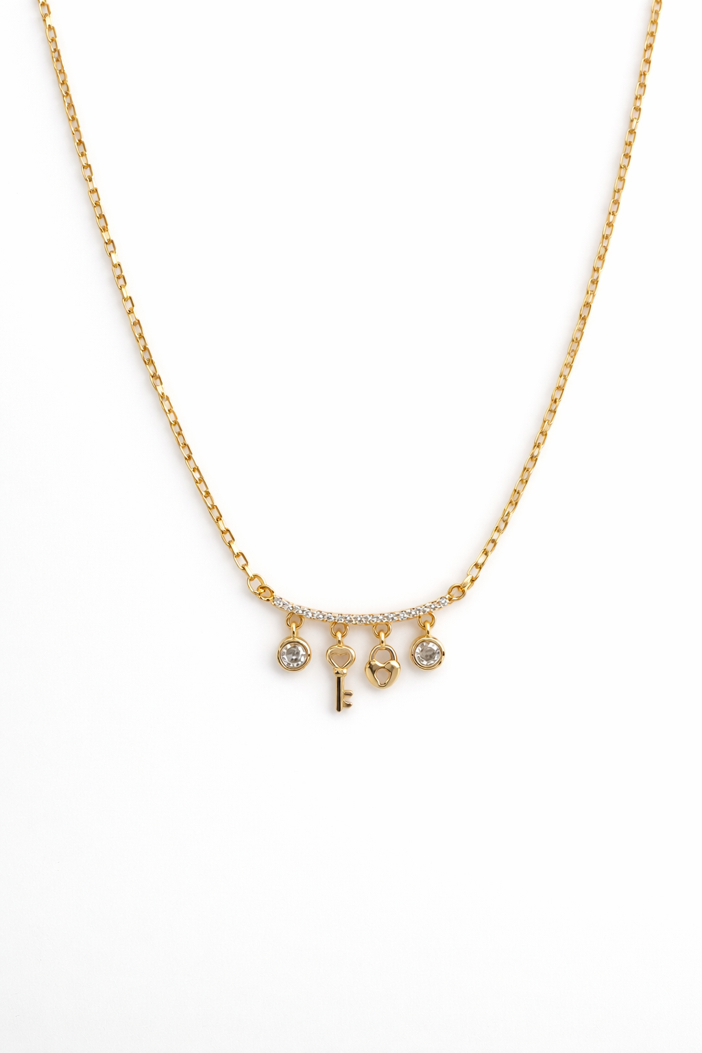 Key to My Heart Charm Necklace