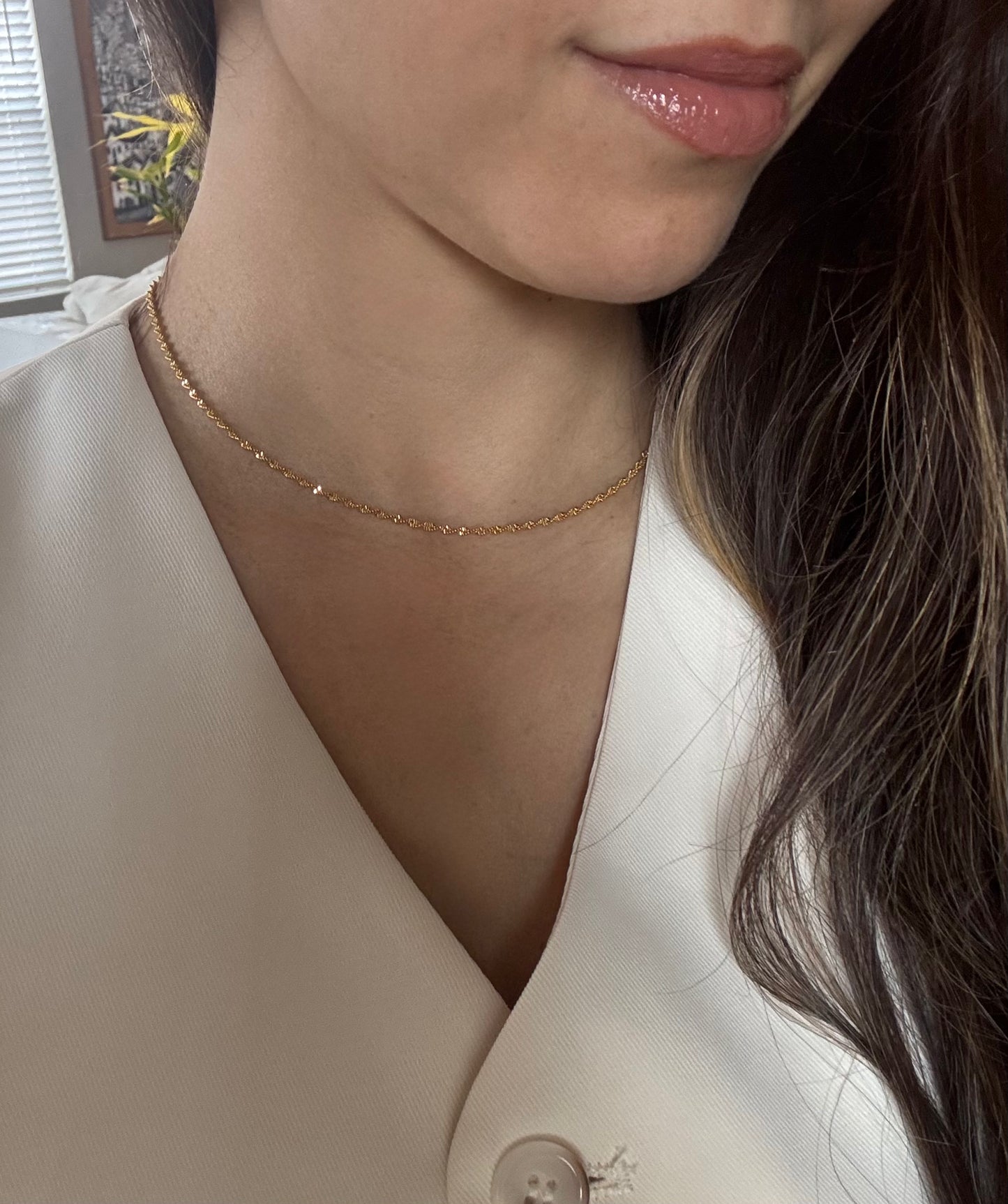 Aurora Twist Chain Necklace