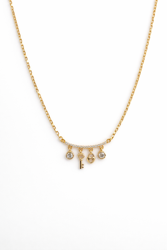 Key to My Heart Charm Necklace